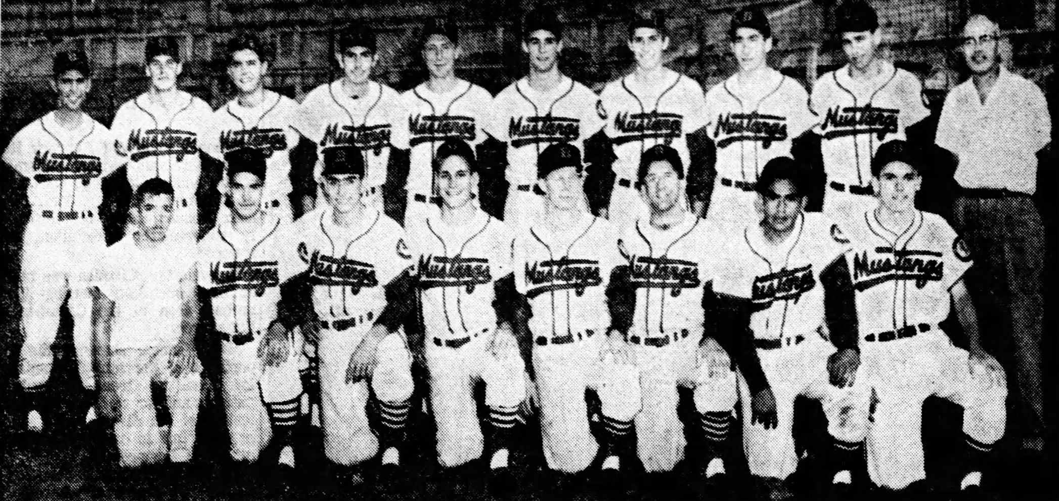 Billings Mustangs players, 1957